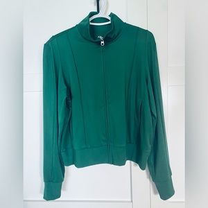 H&M Sport Green Zip Sweater